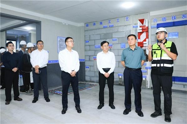 中建八局二公司淮海公司澜樾花苑项目承办2025年枣庄市住建系统“质量月”观摩交流活动