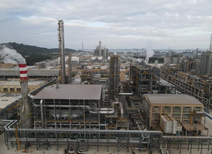 中国化学十六化建福建百宏项目15万吨顺酐装置一次开车成功