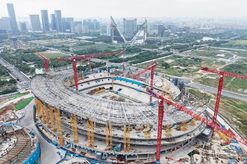 浙江杭州余杭国际体育中心项目稳步推进