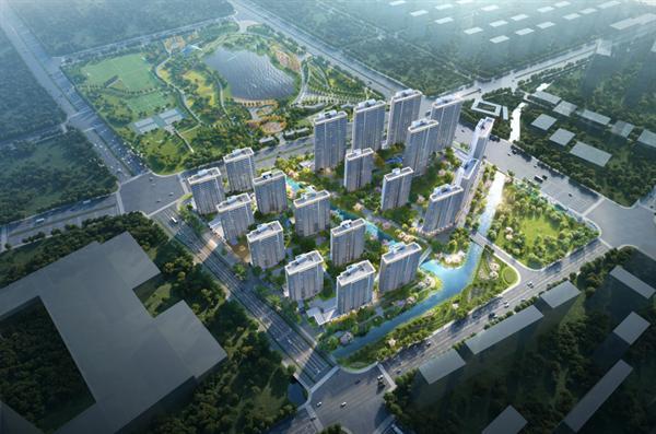 杭州市住保房管局协同多家省市级主流媒体,前往中交·荷语江山府项目调研采访