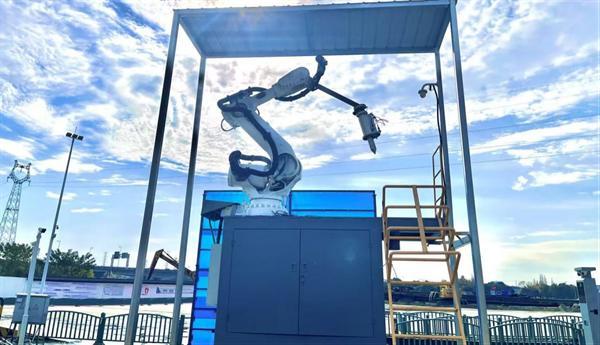 苏州首台!土壤智能检测机器人在黄埭码头正式“上岗”