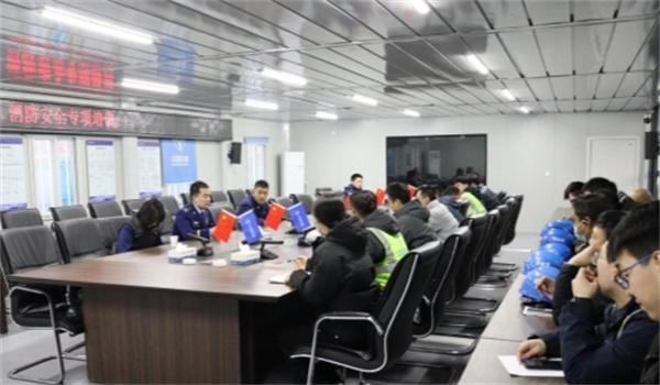 中交一公局集团建筑公司武清项目邀请属地消防救援支队开展消防专项指导培训活动