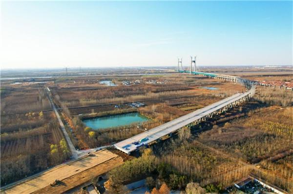 中交路建G220东深线东营改建项目全线桥梁基础施工完成