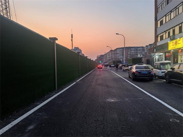 中交一公局第八工程有限公司天津地铁延伸项目澄江路站二期交通导行顺利完成