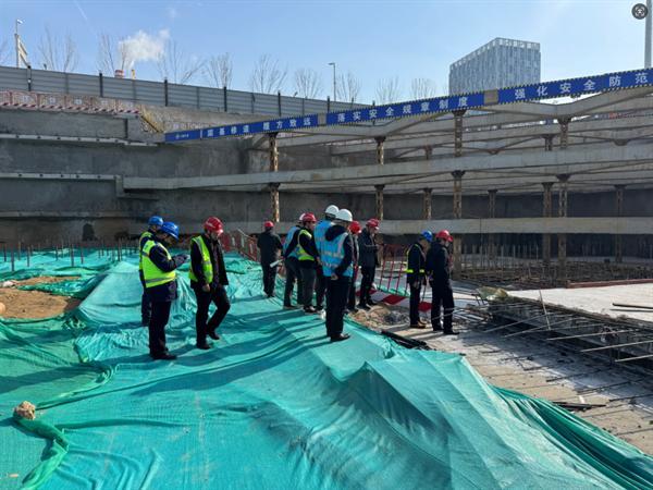 崂山区住建局领导赴崂山区城市航站楼项目 开展复工复产检查