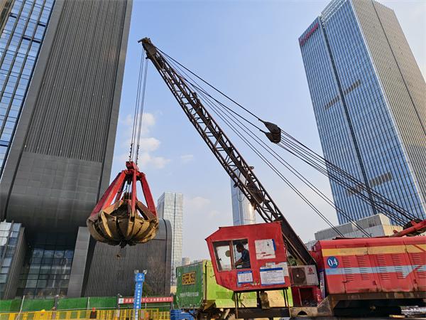 中交隧道局承建的高铁苏州北站项目顺利完成临时盾构井深基坑开挖关键节点验收