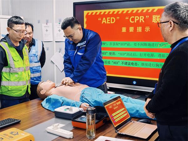 高铁苏州北站项目2026年“应急救助，守护平安”AED使用与心肺复苏应急知识 专题培训