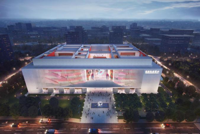 京南艺术中心主体结构施工完成