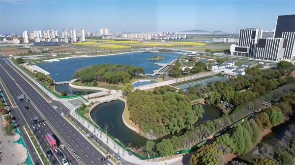 中交一公局集团苏南公司旌阳湖景观提升工程通过竣工验收
