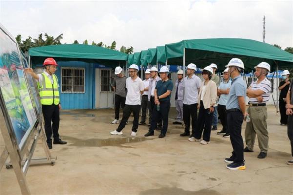 省厅、市局多部门到中交广航局顺德水道项目开展“平安工地”建设交流活动