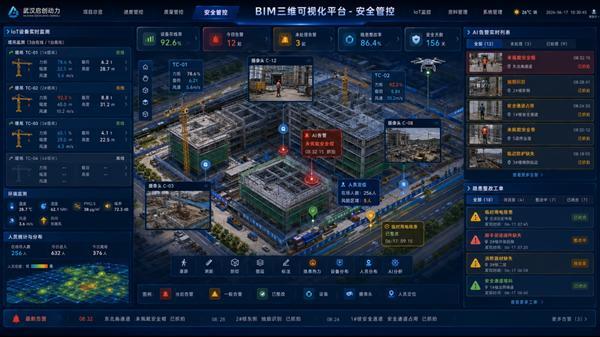 武汉启创动力BIM三维可视化平台如何管控施工进度、质量与安全